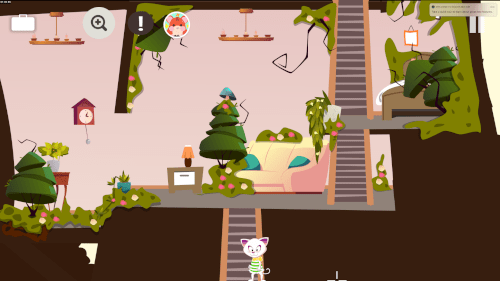 Puzzle and inventory scene in Tiny Story 4.