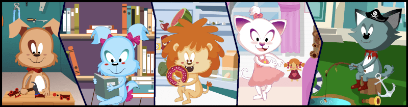 Tiny Story main characters